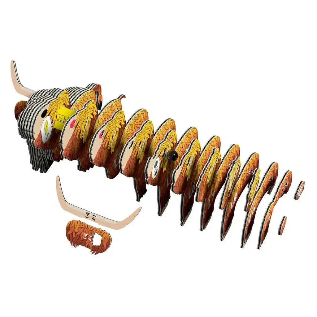 Highland Cow 3D Puzzle Everyday learning
