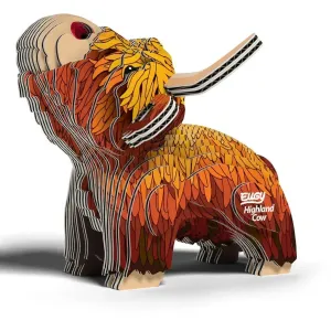 Kid-centered learning Learn & grow Highland Cow 3D Puzzle