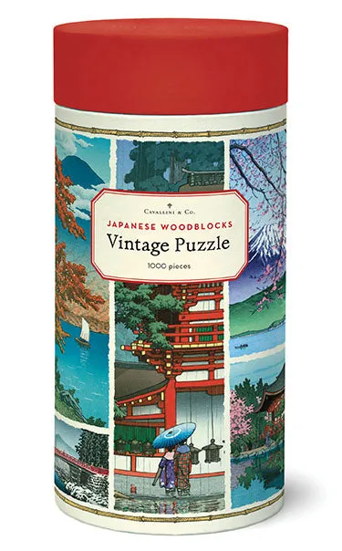 Imaginative play Cavallini & Co. Japanese Woodblock  1000 Piece Puzzle