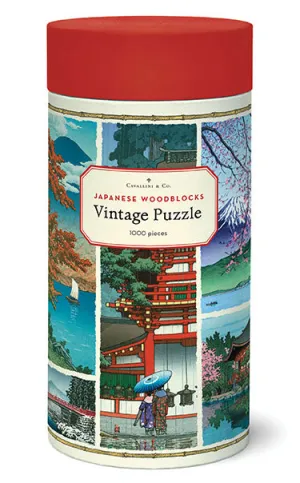 Imaginative play Cavallini & Co. Japanese Woodblock  1000 Piece Puzzle