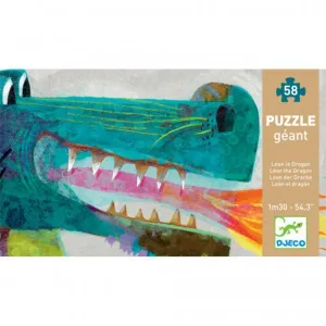 Leon The Dragon Giant Floor Puzzle Imaginative play Quiet play for growing minds
