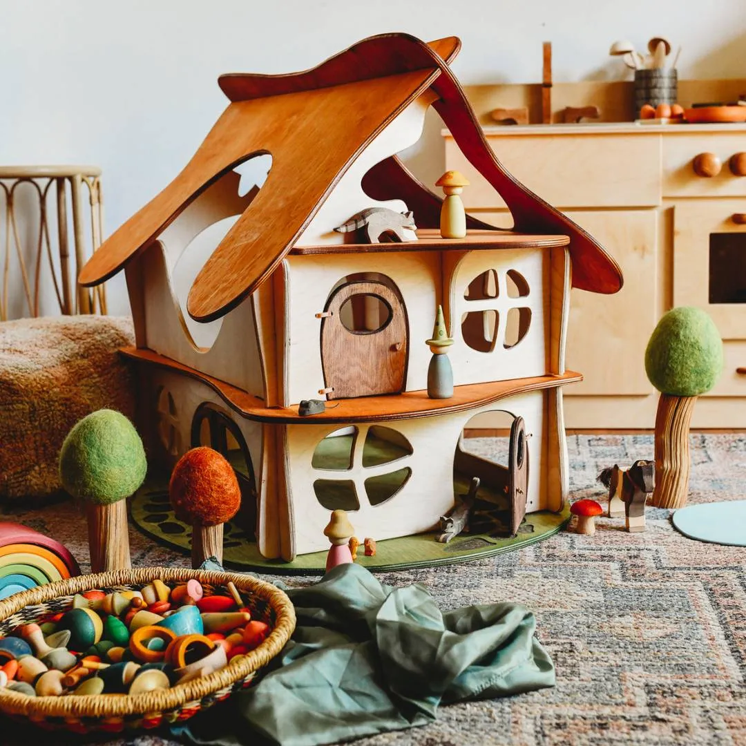 Waldorf Wooden Dollhouse By Twig Studio Little learners Little adventures