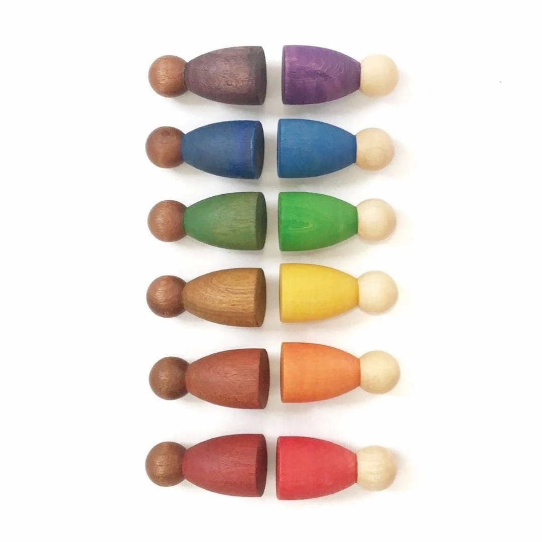 Kids discovery tools 3 Dark Woodens Nins - Warm Colors