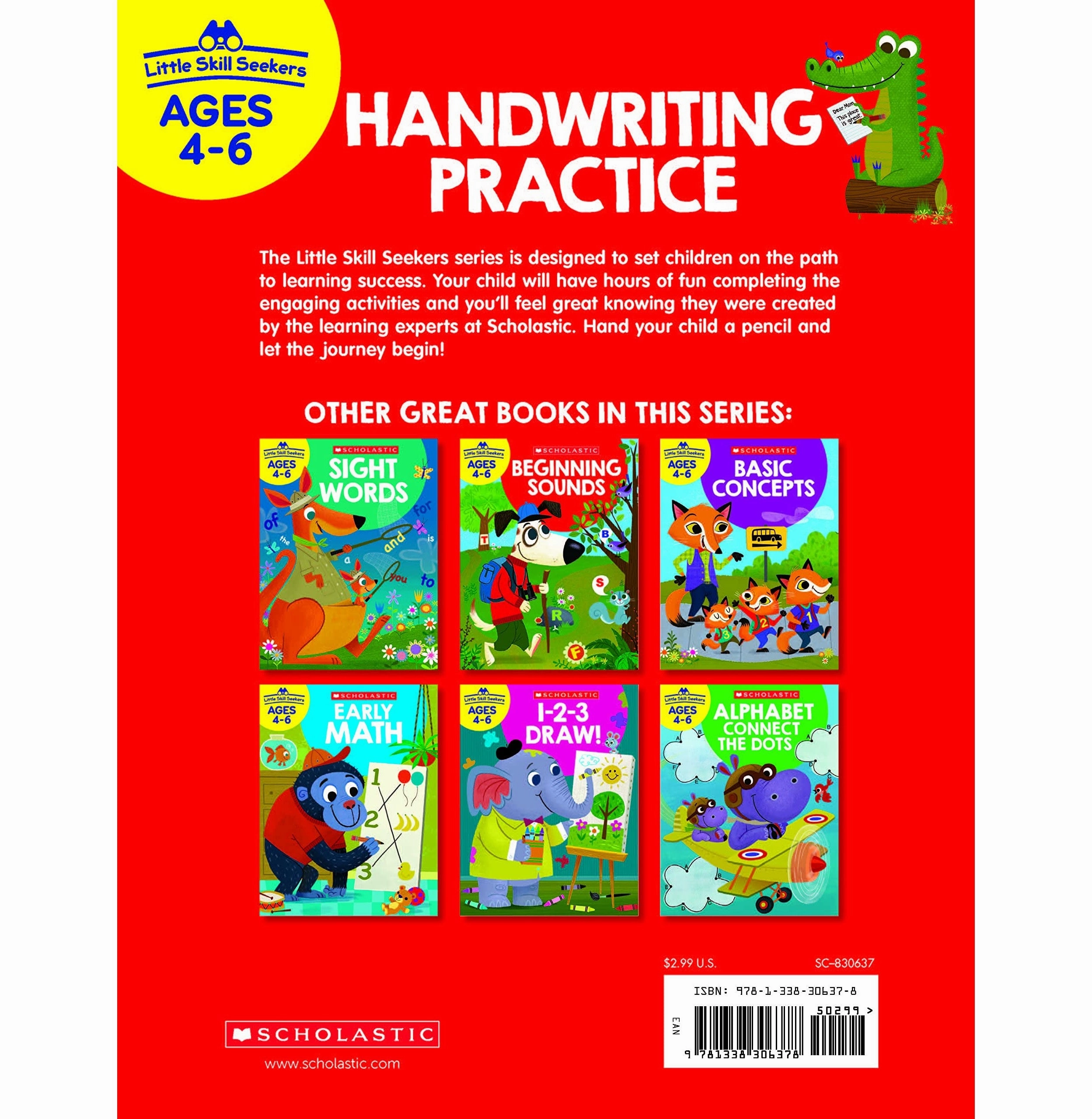 Playful learning Little Skill Seekers: Handwriting Practice Scholastic