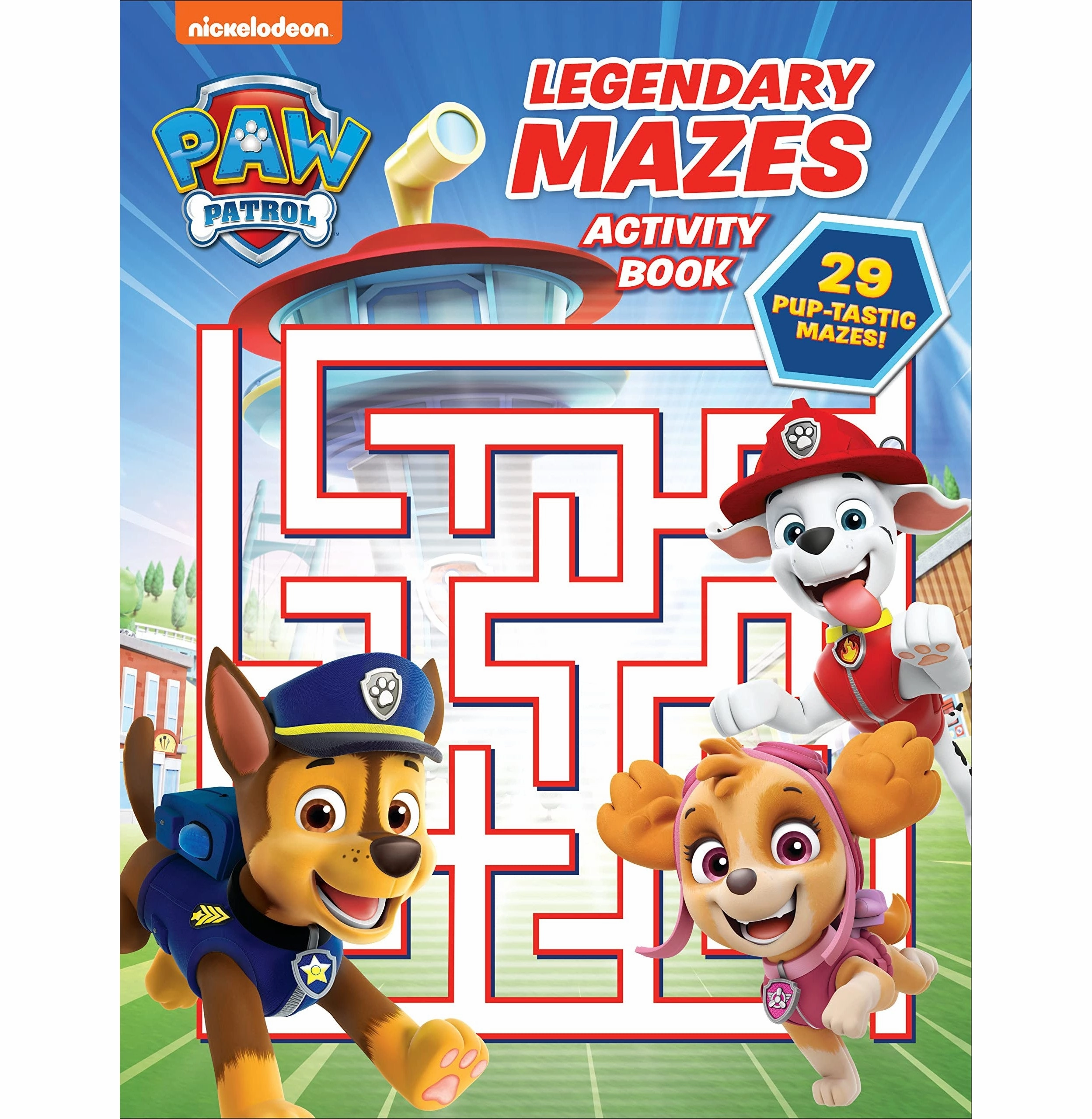 Paw Patrol Legendary Mazes Activity Book : 29 Pup:Tastic Mazes Parragon Engaging young minds