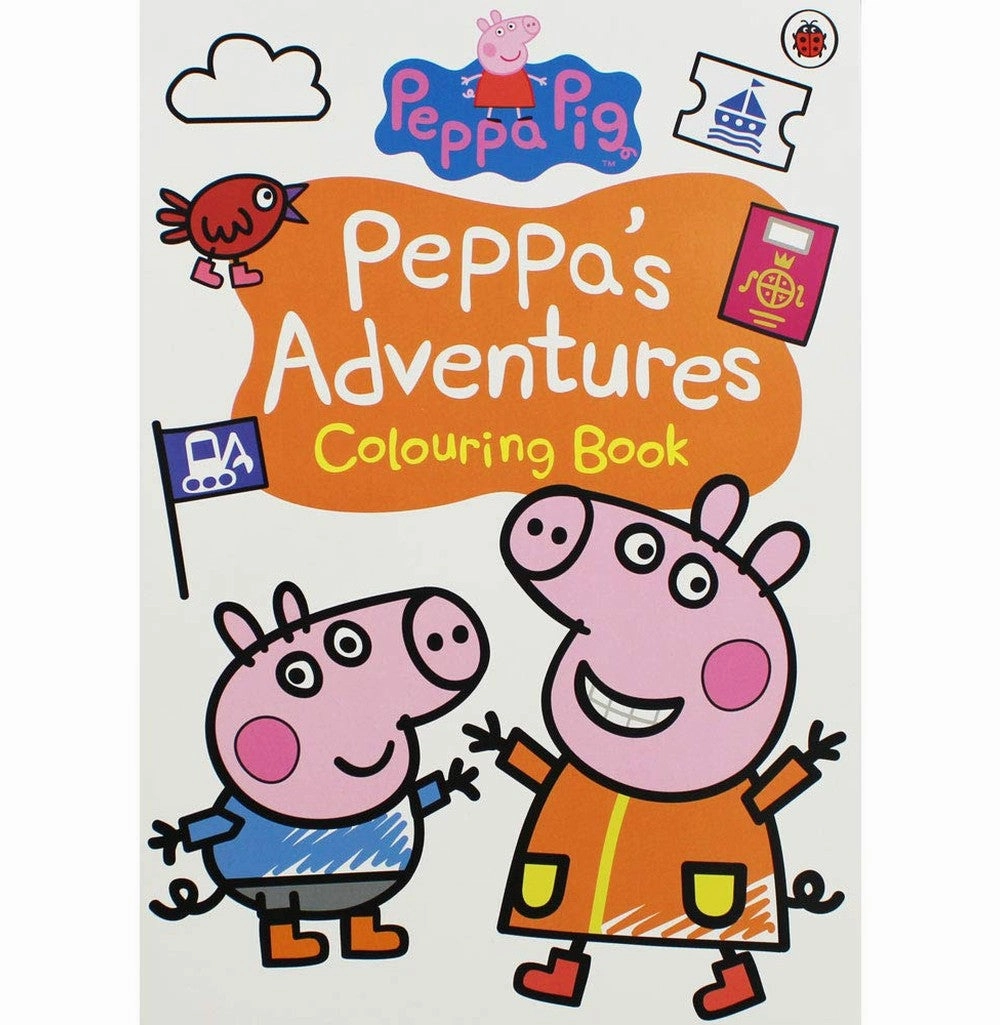 Peppa Pig : Peppa'S Adventures : Colouring Book [Kitchen] Ladybird Home learning tools Holistic