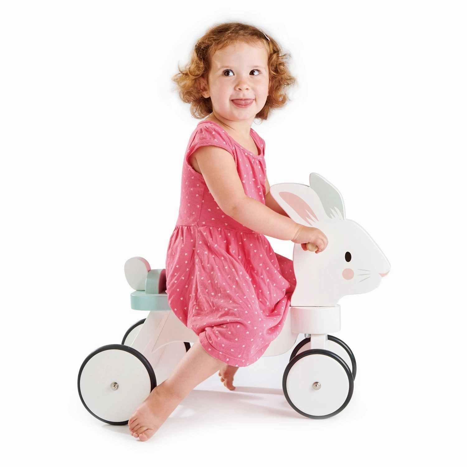 Wooden Rabbit Ride On Toy Home learning tools Engaging young minds