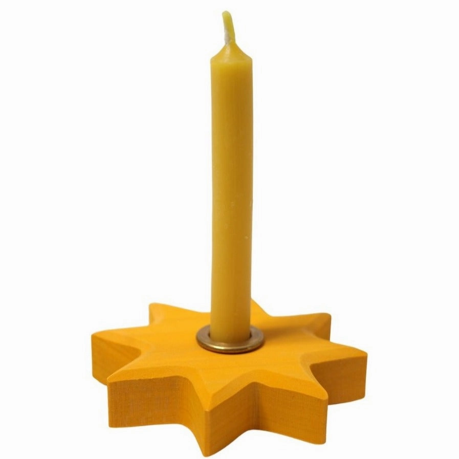 Learning tools Yellow Star Candle Holder