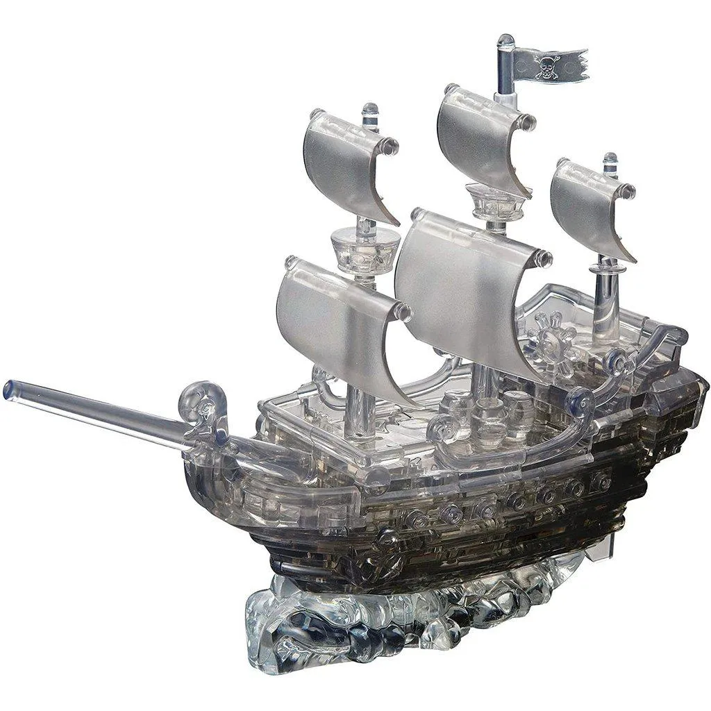 Young learners 3D Crystal Puzzle: Black Pirate Ship