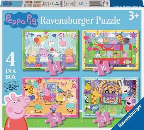 4 In A Box Puzzle - Peppa Pig Learning tools