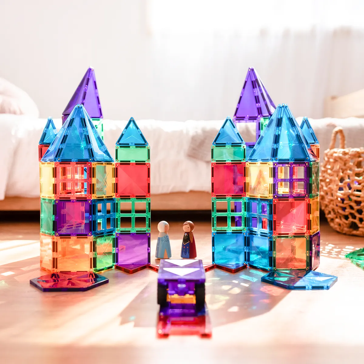 Fun-based learning Connetix Rainbow Mega Pack (212 Pc)