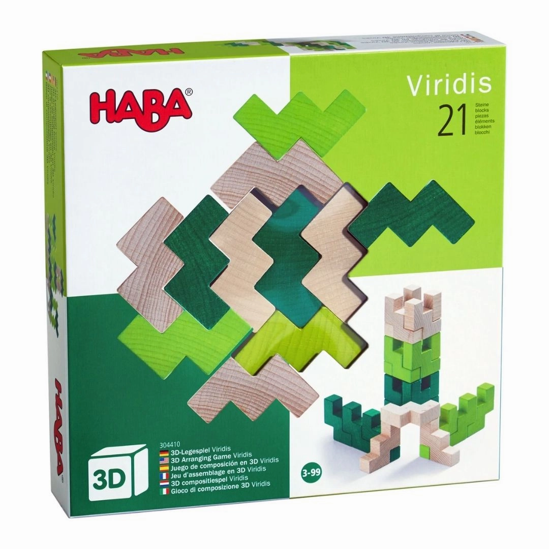 3D Viridis Wooden Blocks Young imaginations Creative kids