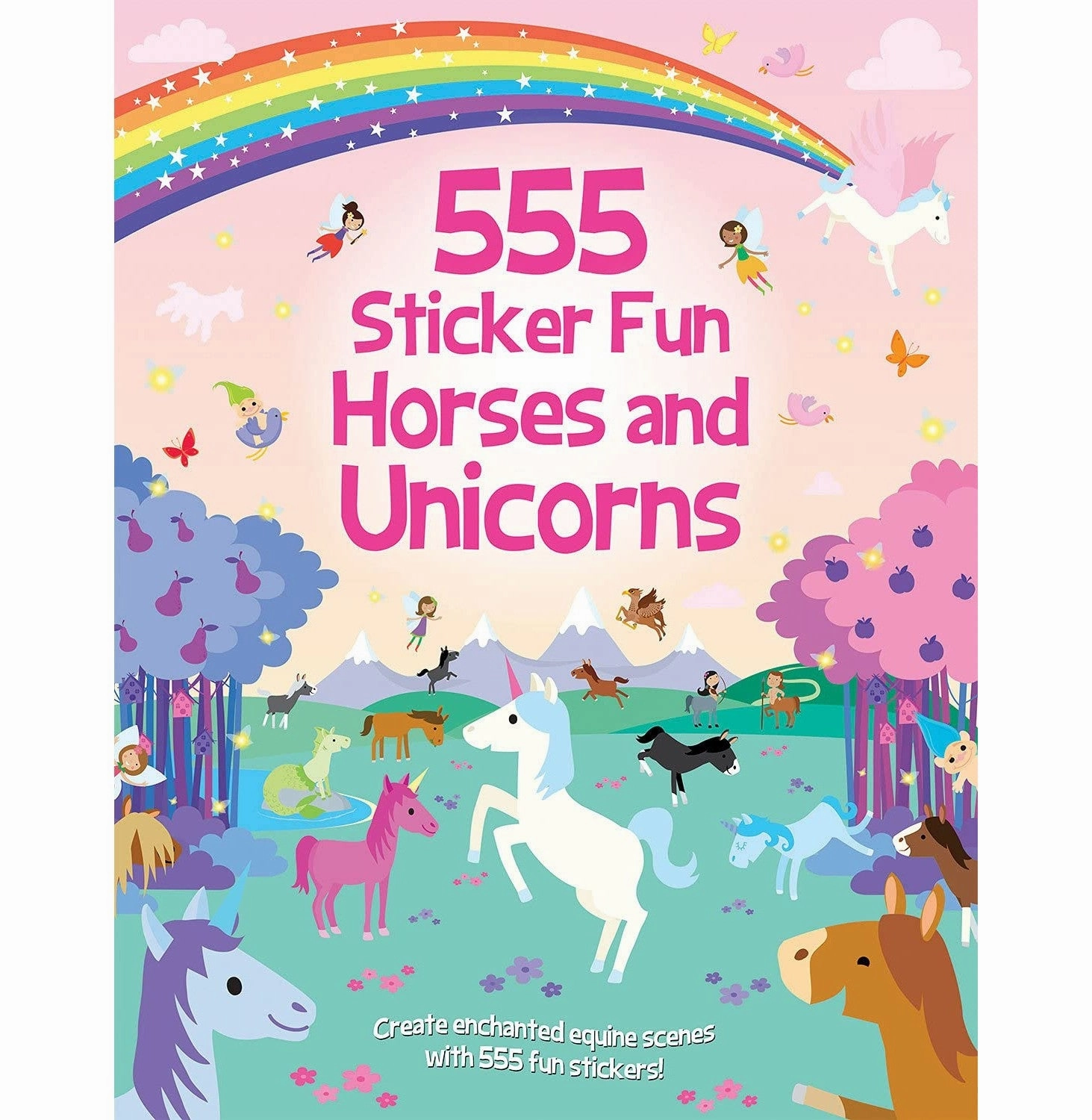 Growth tools 555 Sticker Fun : Horses And Unicorns Activity Book [Paperback] Graham Oakley And Ellis Lauren