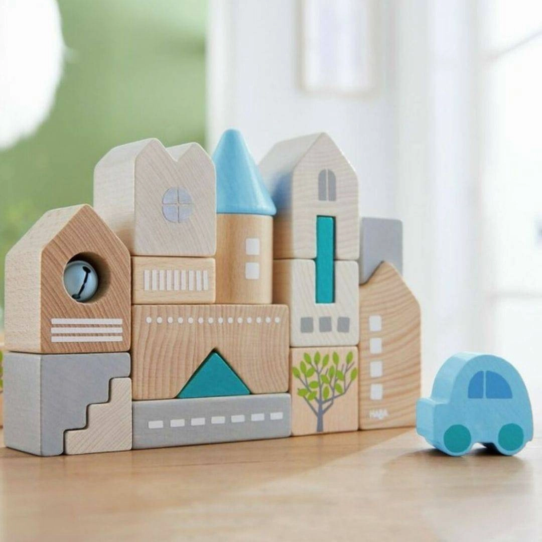 Bad Rodach Skyline Wooden Building Block Set Smart activities for young learners
