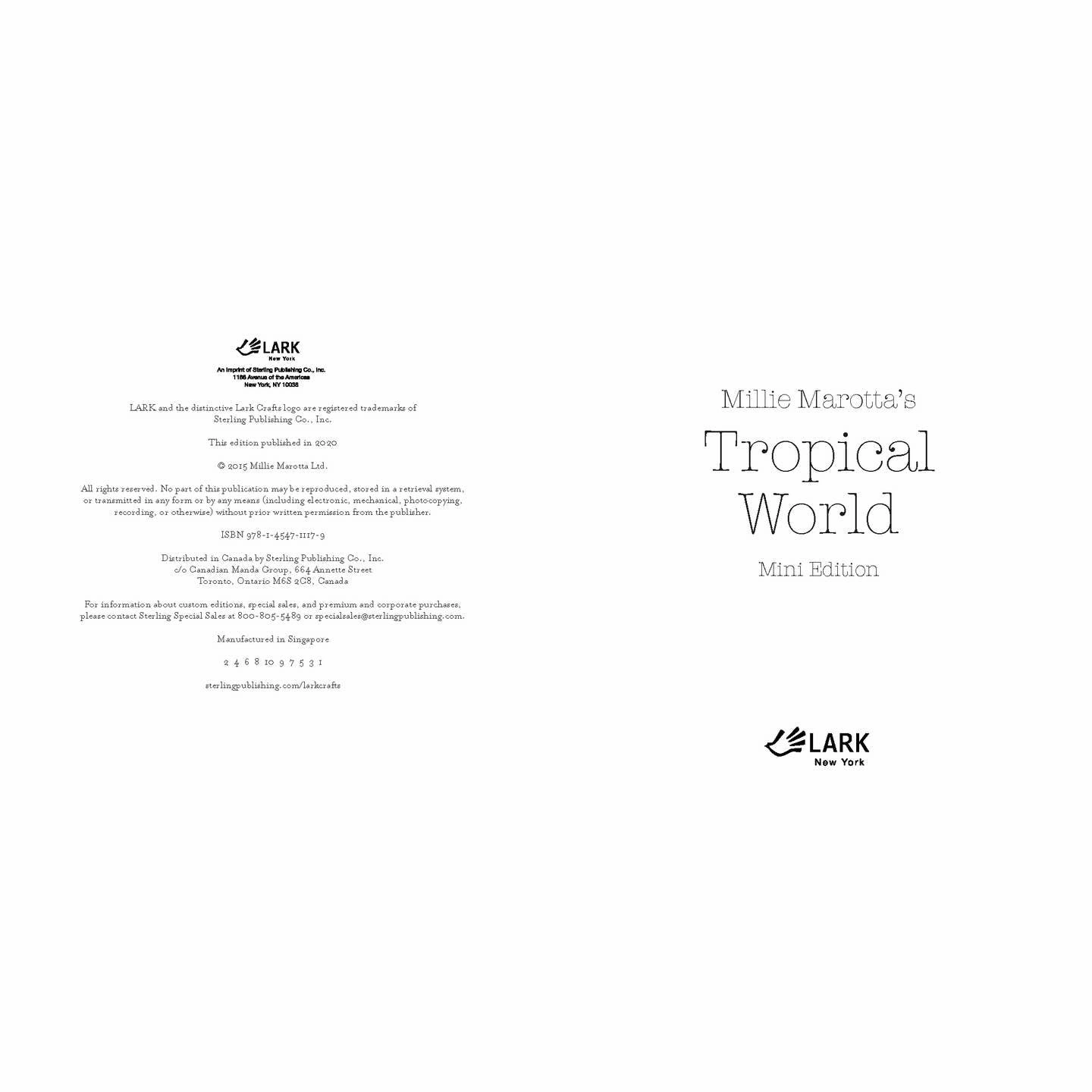 Millie Marotta'S Tropical World: Mini Coloring Book Playful learning Kids discovery tools