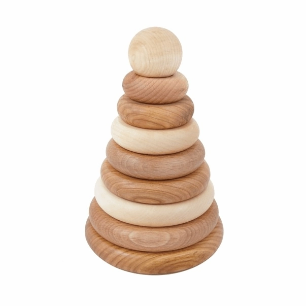 Natural Wooden Stacker Young imaginations