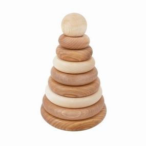 Natural Wooden Stacker Young imaginations