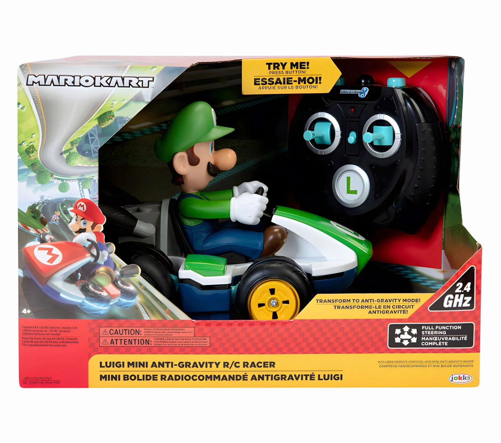 Nintendo Mario Kart Luigi Mini Rc Racer Radio Control Car Active learners