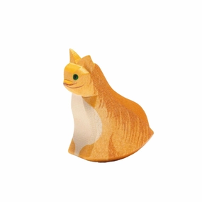 Thoughtful learning Joyful learning Ostheimer Cat, Orange Sitting