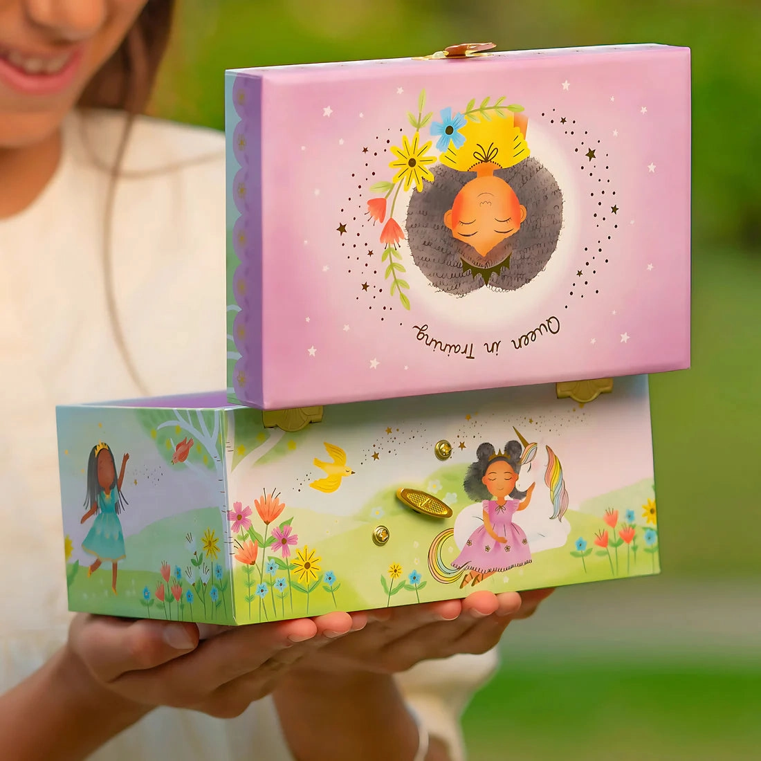 Playroom learning Nurturing minds Queen In Training Musical Jewelry Box Deluxe