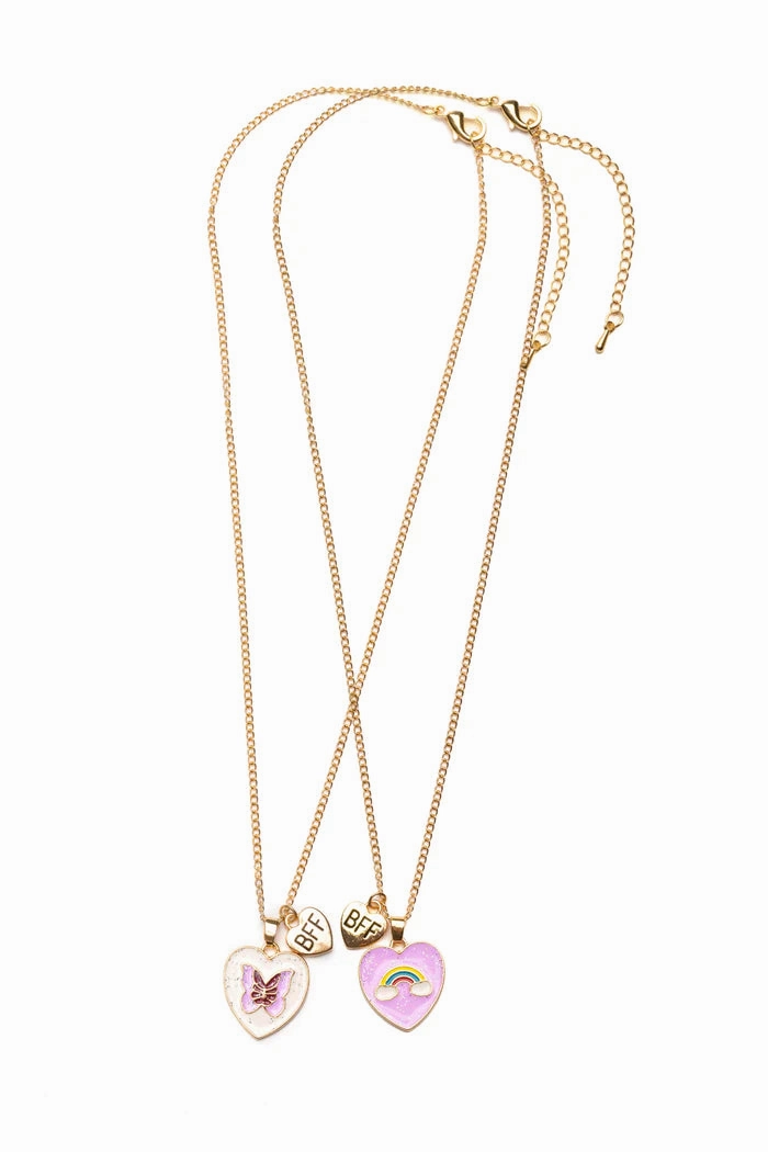 Young learners Early learning Rainbow Butterfly Bff Necklace