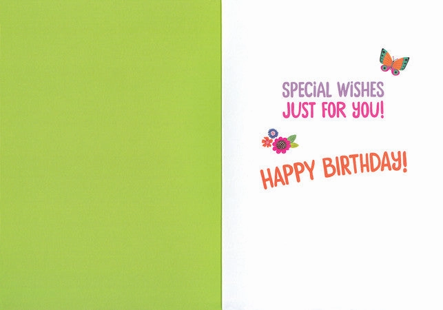 Horse & Butterfly Foil Card Little builders