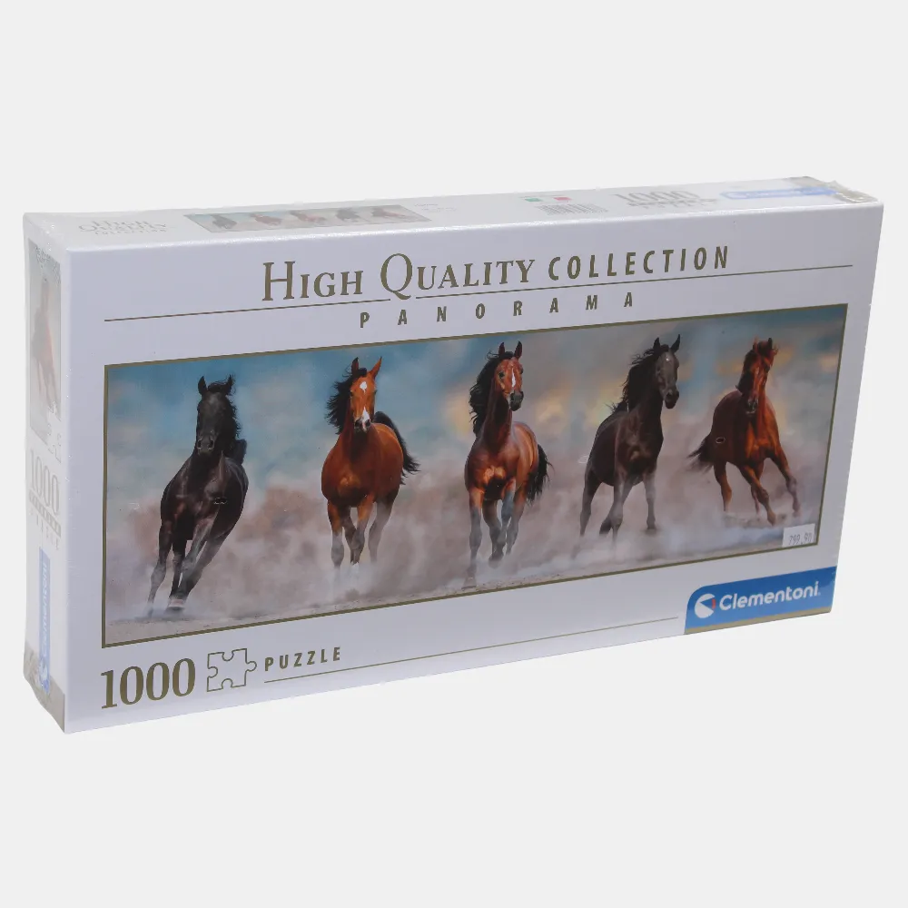 Home learning tools Horses Panorama Puzzle - 1000 Pcs