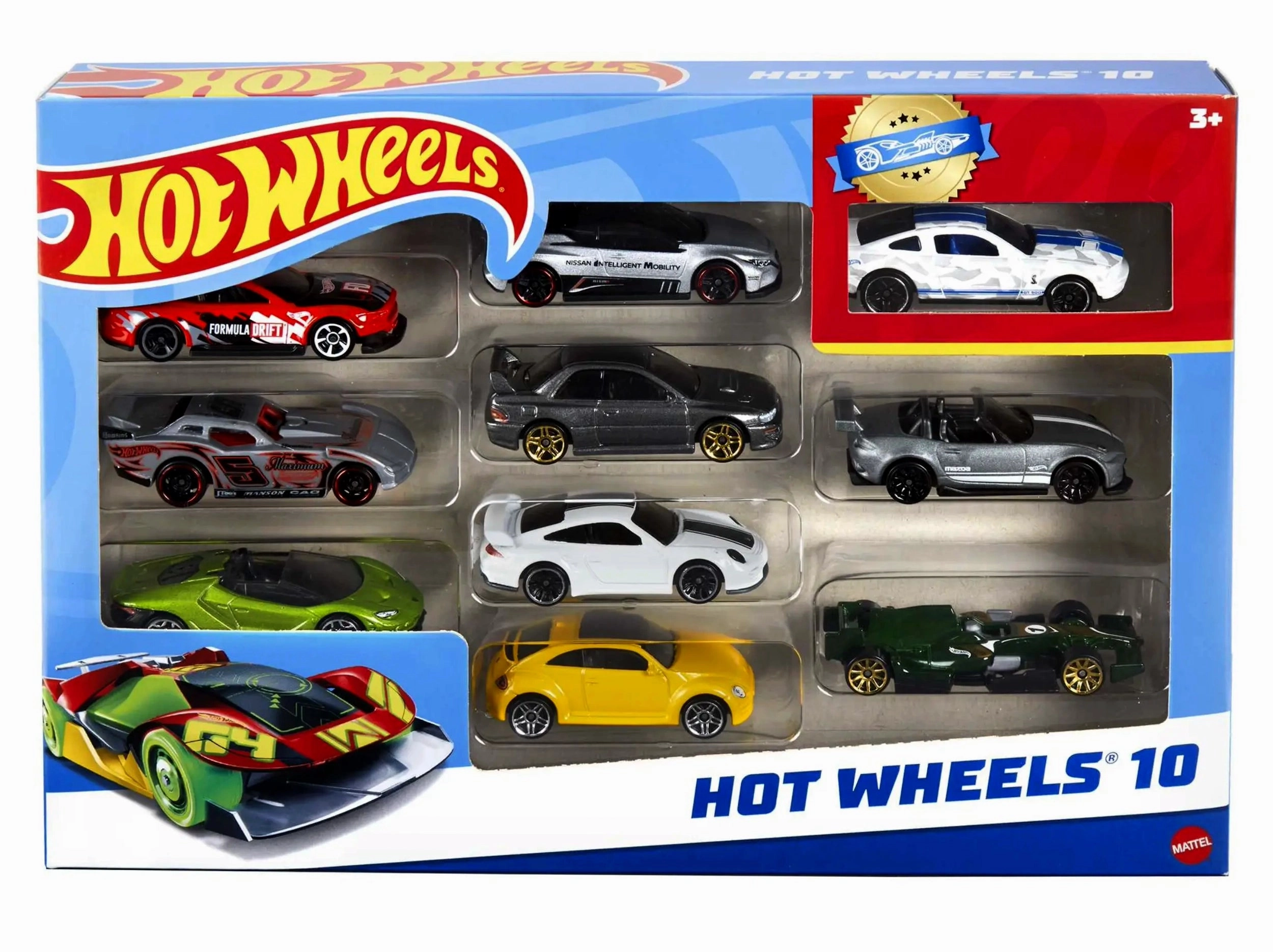 Hot Wheels 10-Car Pack Assortment Fun for curious minds Playful learning