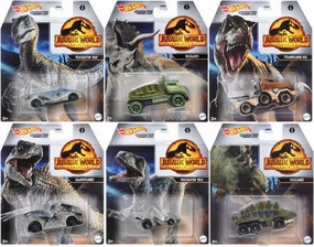 Hot Wheels Character Cars Jurassic World Vehicle - Assorted Inspiring creativity Learning tools