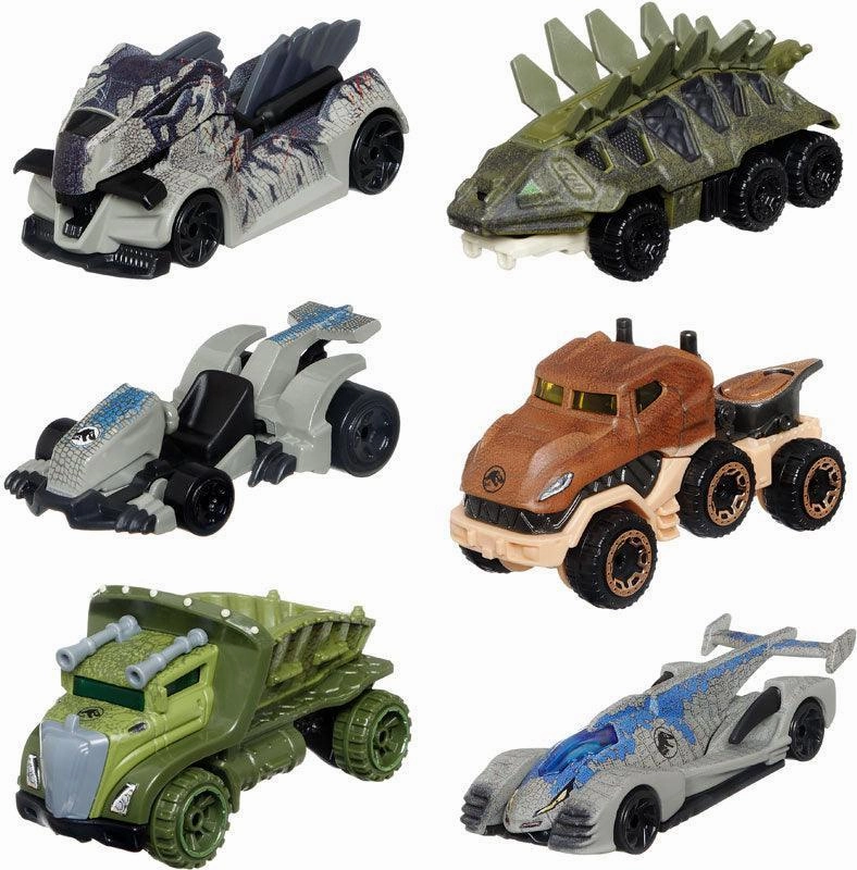 Hot Wheels Character Cars Jurassic World Vehicle - Assorted Young explorers