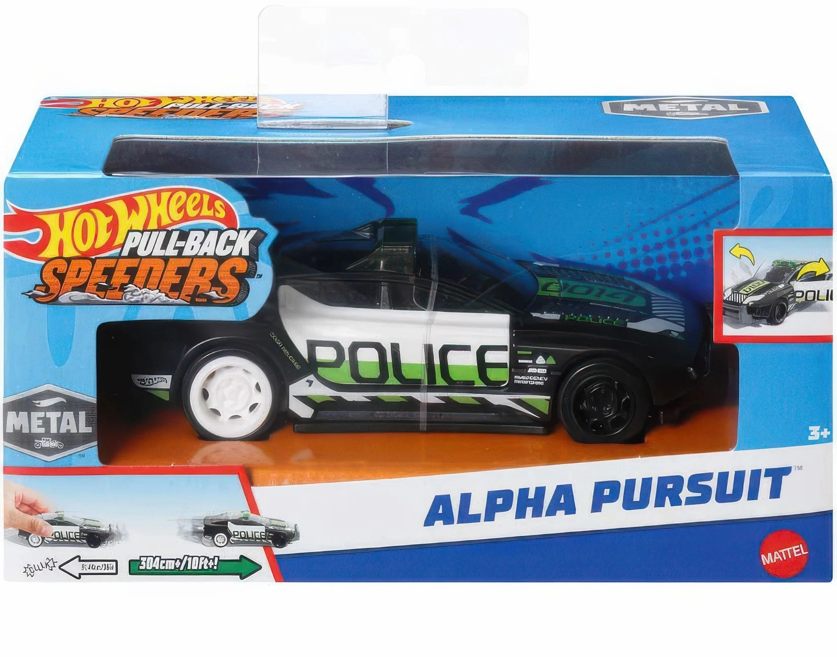 Hot Wheels Pull-Back Speeders Toy Car - Assortment Curiosity starters Moments of imagination