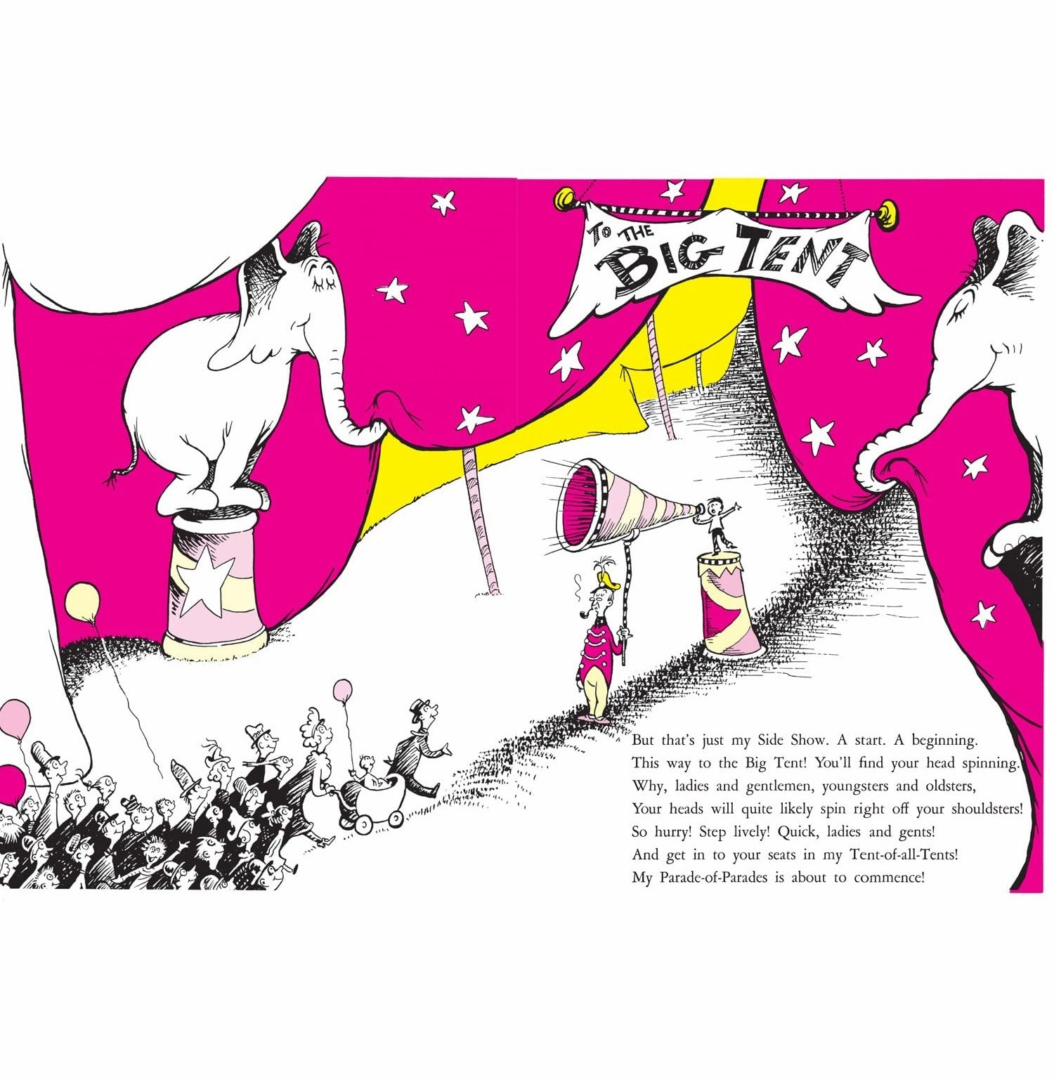 If I Ran Circus Rebranded [Paperback] Seuss Dr. Moments of imagination