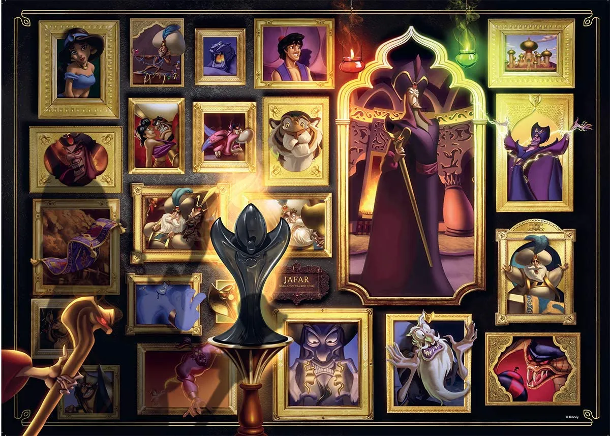 1000 Pc Puzzle - Villainous Jafar Sensory fun for little hands Little learners