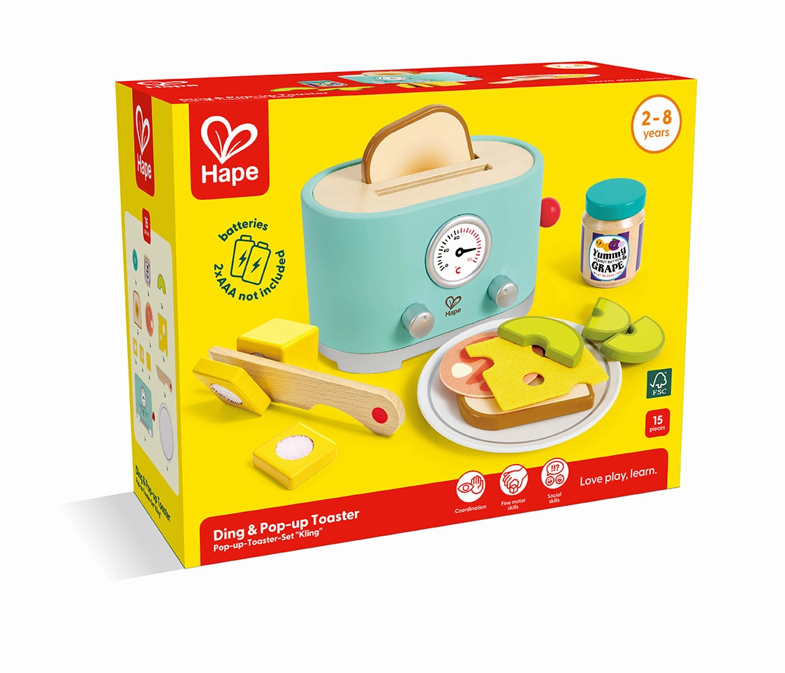 Mini makers Joyful learning Ding & Pop-Up Toaster