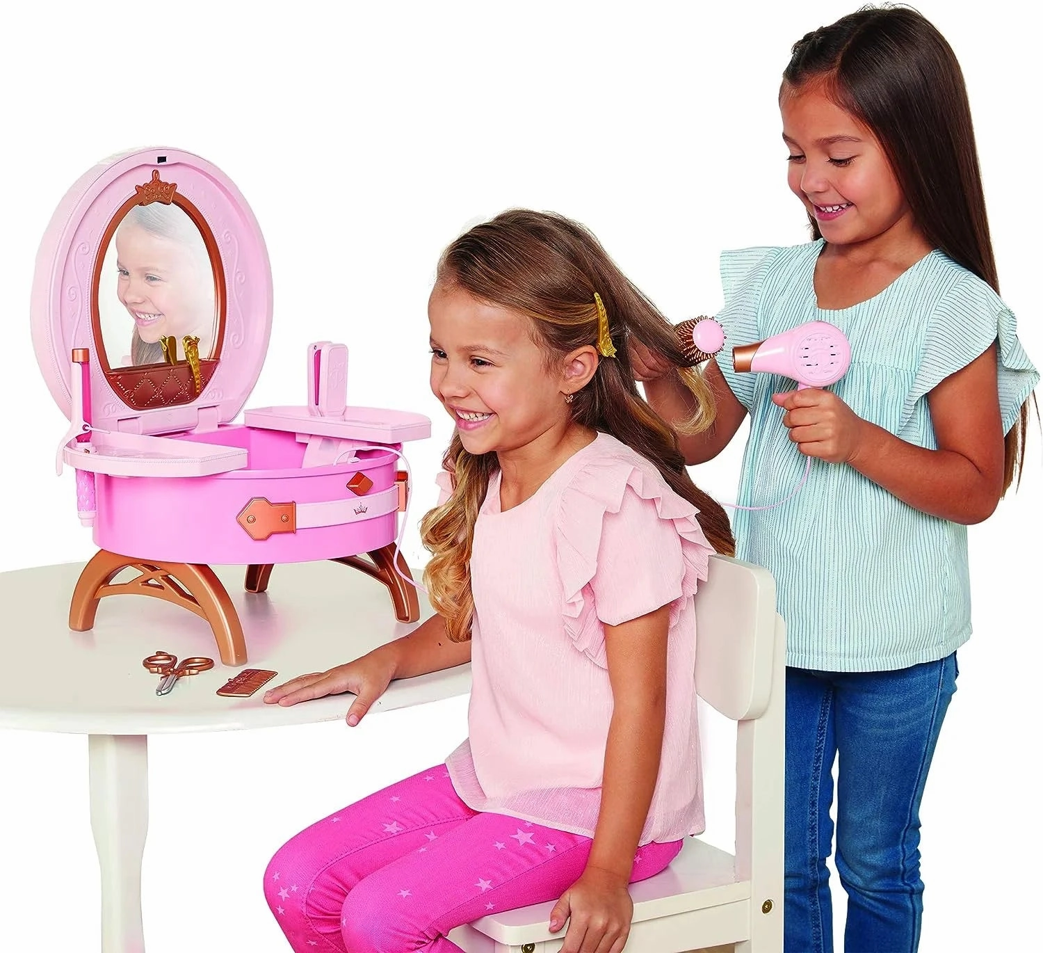 Exploration gear Sensory fun for little hands Disney Princess Style Collection Travel Light-Up Vanity Set