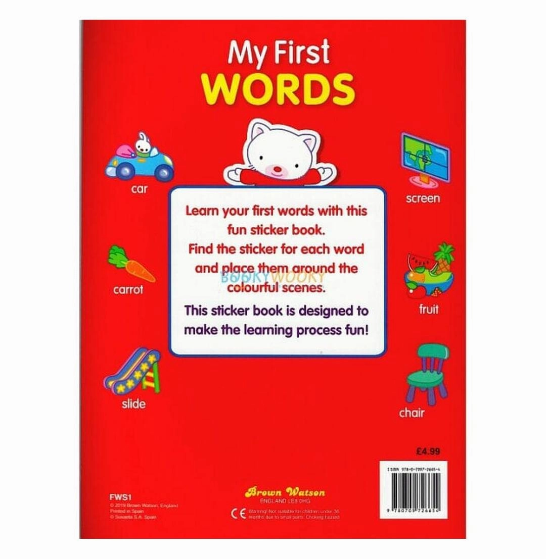 My First Words & Stickers Creative minds Engaging young minds