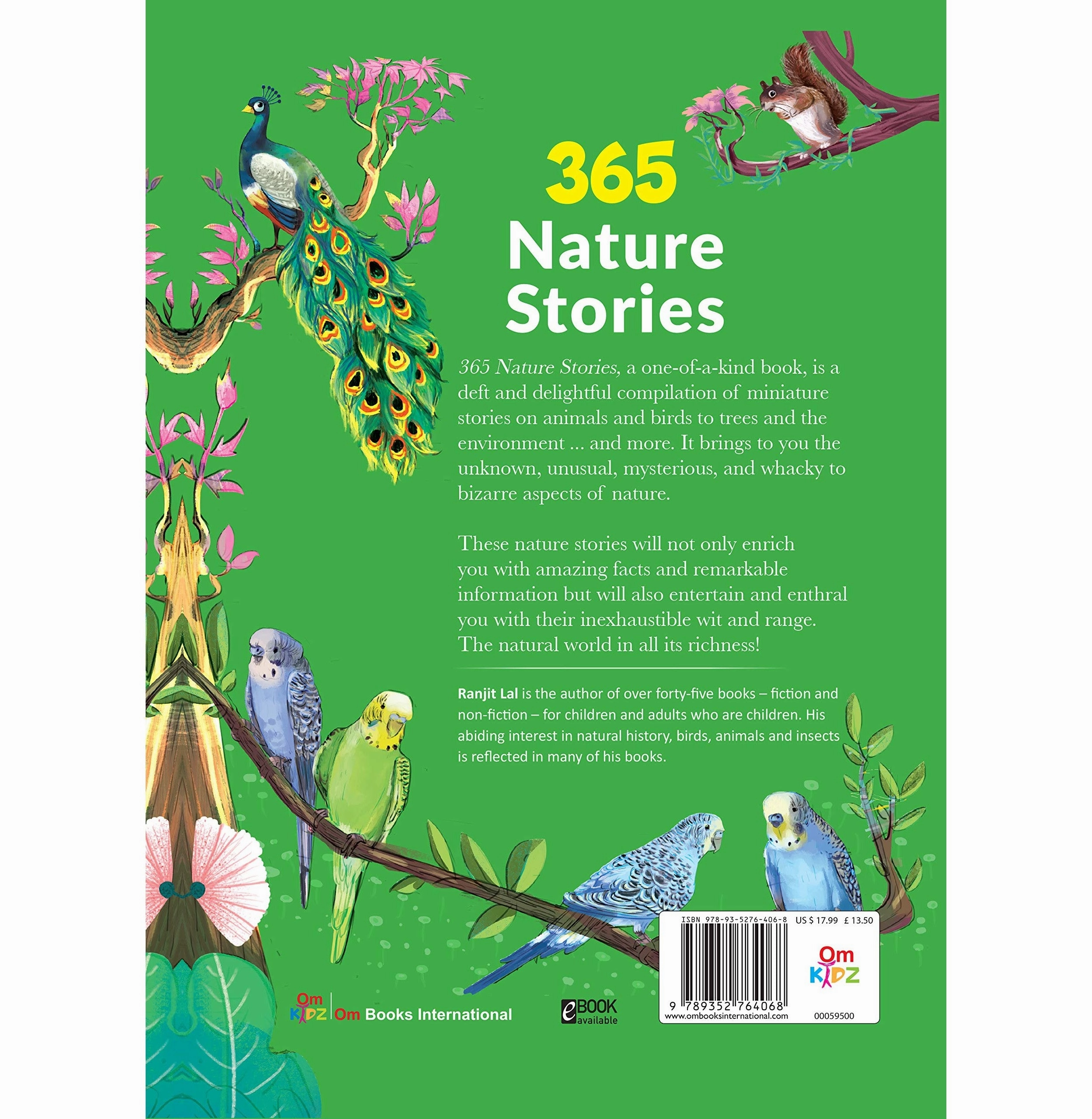 Story Books : 365 Nature Stories (Illustrated Stories For Children) (365 Series) [Hardcover] Ranjit Lal Little hands