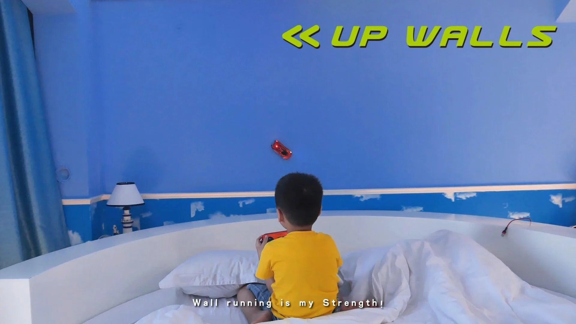 Curiosity starters Learning fun Infrared Stunt Programming Rc Wall Climbing Car With Lights