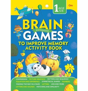 Activity Book : Brain Games To Improve Memory Activity Book Level : 1: Brain Games Activity Book Level 1: Binder 2 [Paperback] Om Books Editorial Team Everyday learning