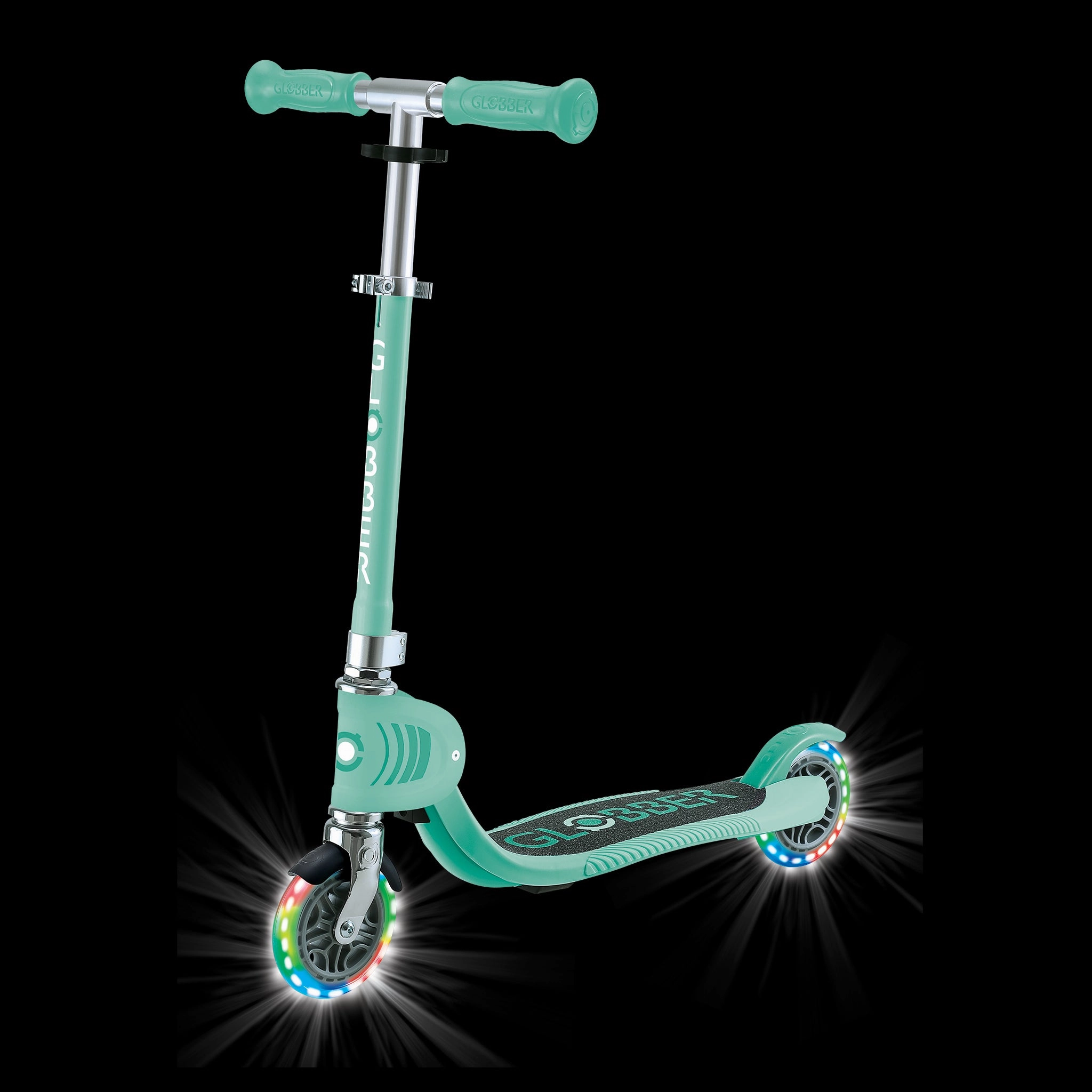 Globber Flow Foldable Junior Light Scooter - Mint (3Y ) Playful learning