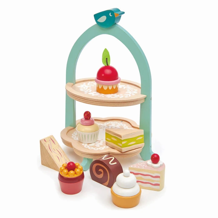 Smart & fun Mini Chef Birdie Afternoon Tea Stand