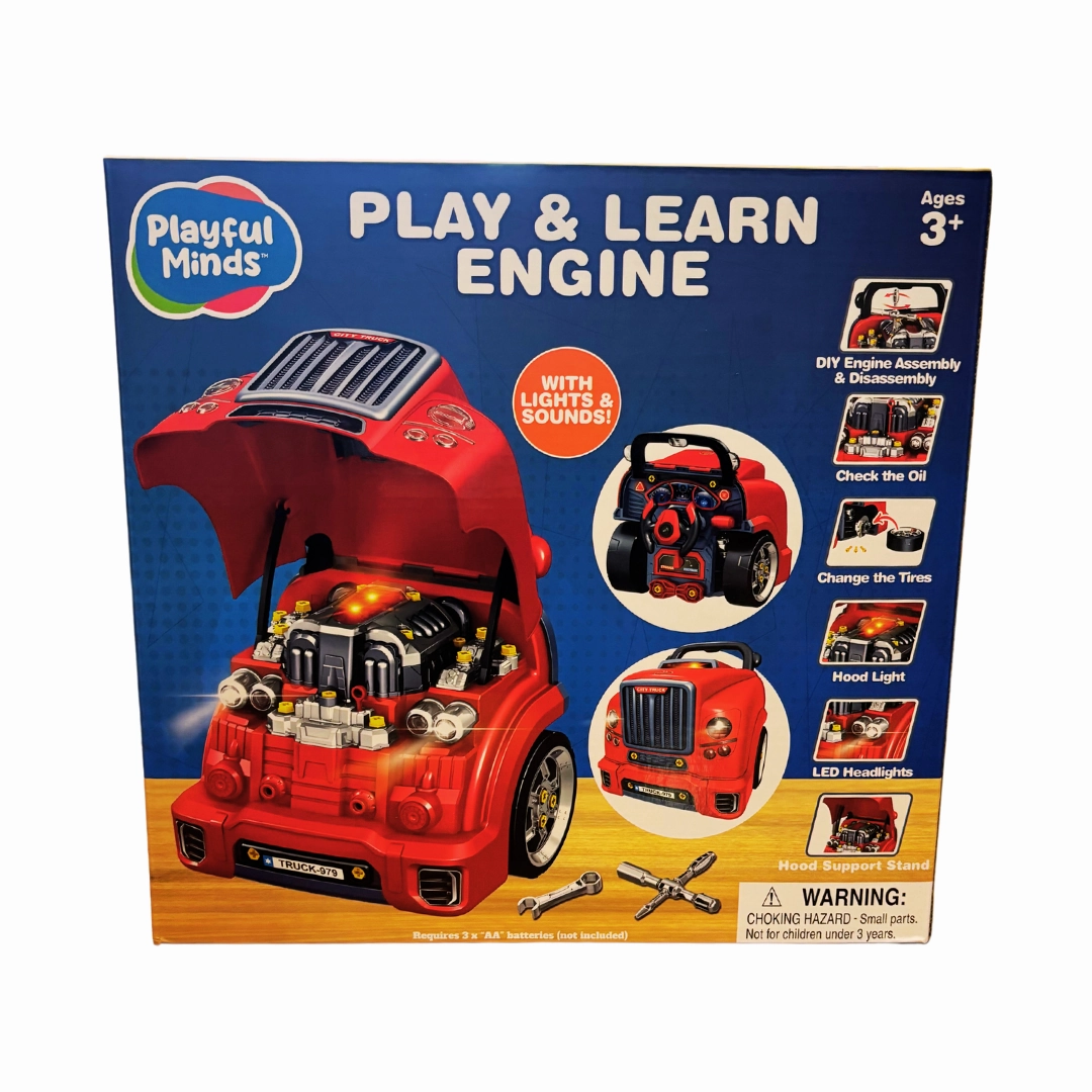 Young explorers Busy kids Play & Learn Engine Pretend Mechanic Playset