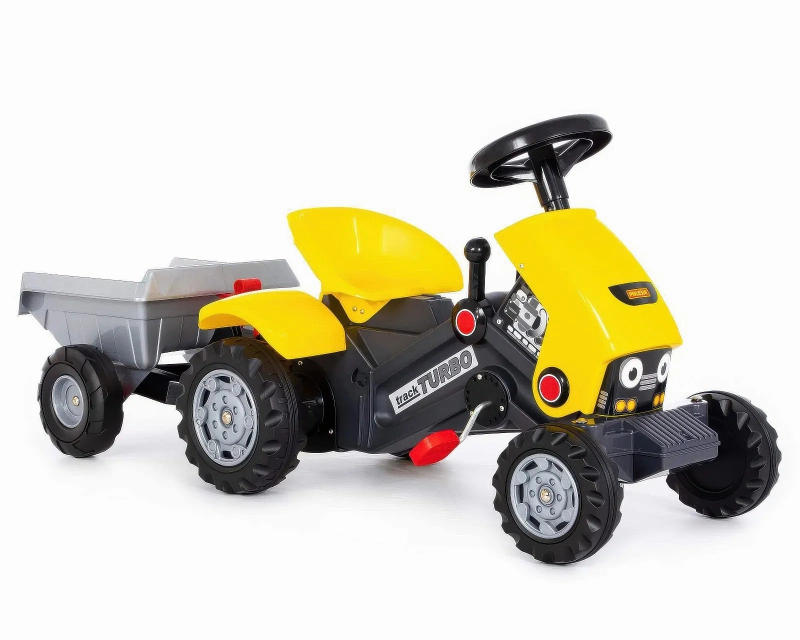 Smart little ones Quiet play for growing minds Turbo 2 Pedal Tractor And Trailer Ride-On