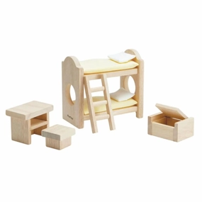 Tools for tiny thinkers Holistic Wooden Dollhouse Furniture - Children'S Bedroom
