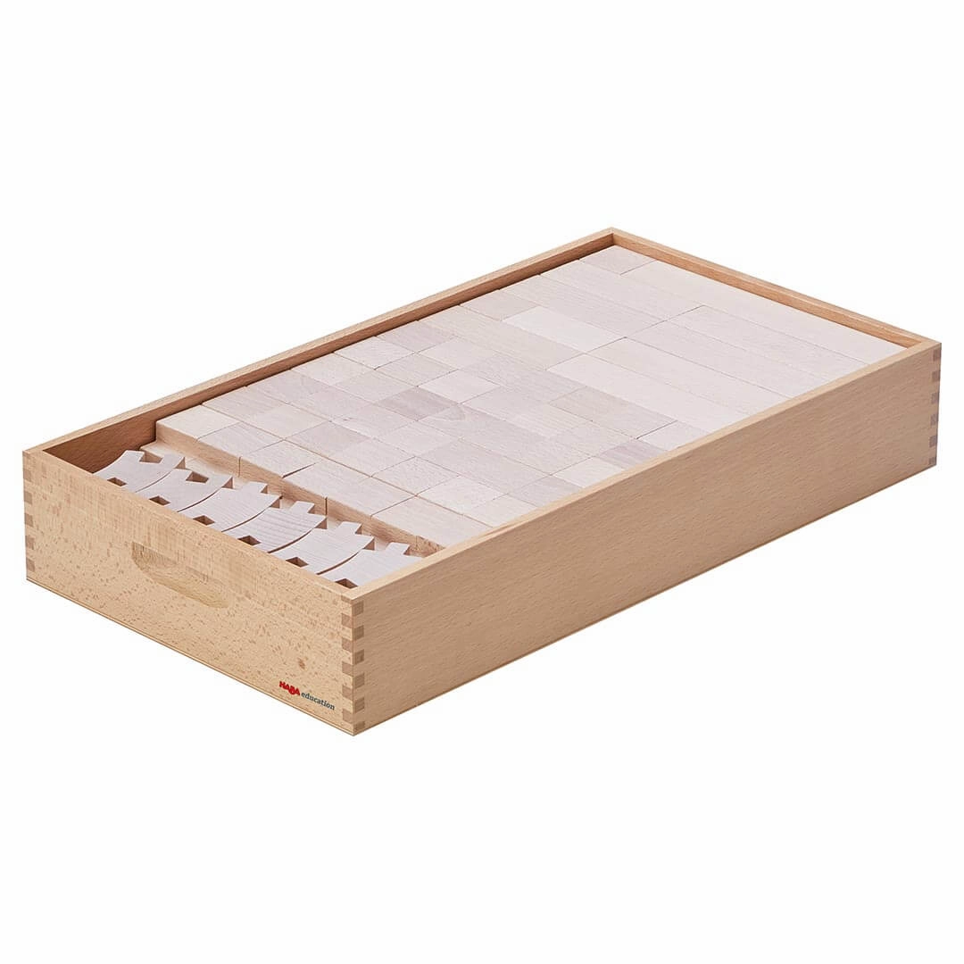 Interlocking Wooden Blocks Construction Set Learning tools