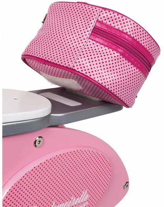 Janod - Mademoiselle Pink Wooden Retro Scooter Balance Bike Playful learning