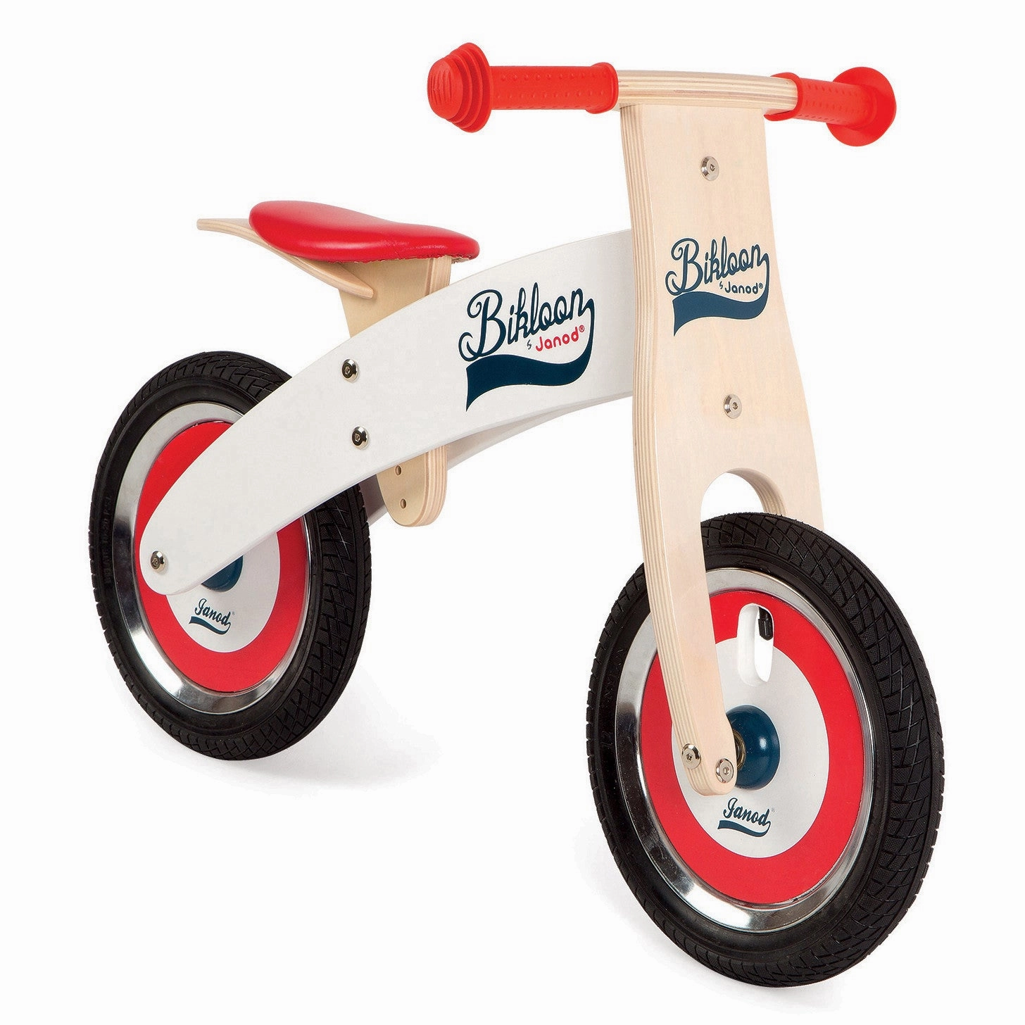 Playroom learning Janod Bikloon Balance Bike Red White