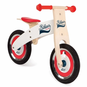 Playroom learning Janod Bikloon Balance Bike Red White
