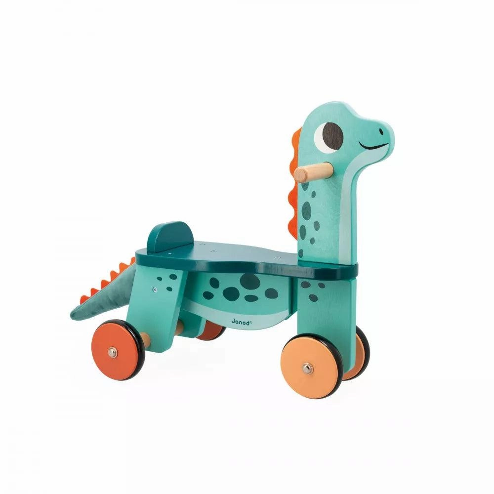 Janod Dino - Ride On Dino Portosaurus Growth tools Learning tools