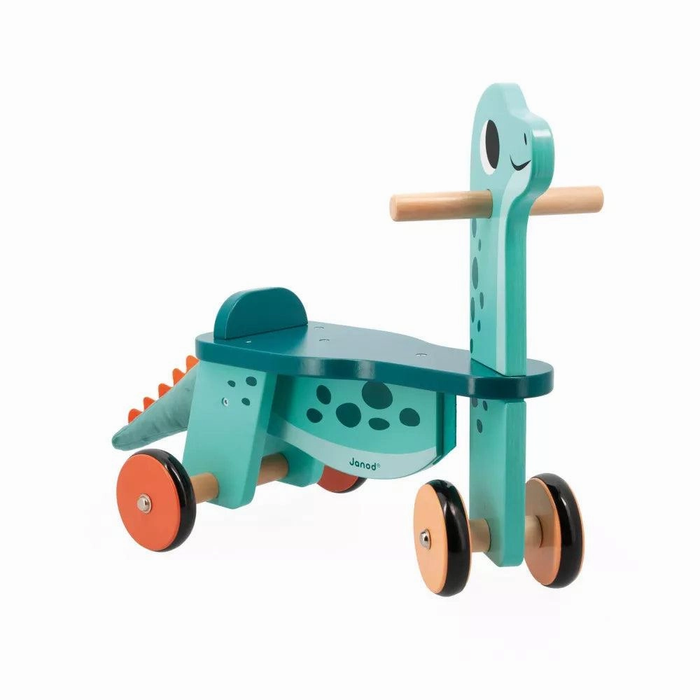 Janod Dino - Ride On Dino Portosaurus Growth tools Child development